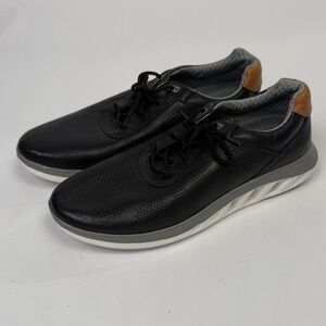 Johnson & Murphy Sneaker Dress Shoe - Black Leather Men's Shoes